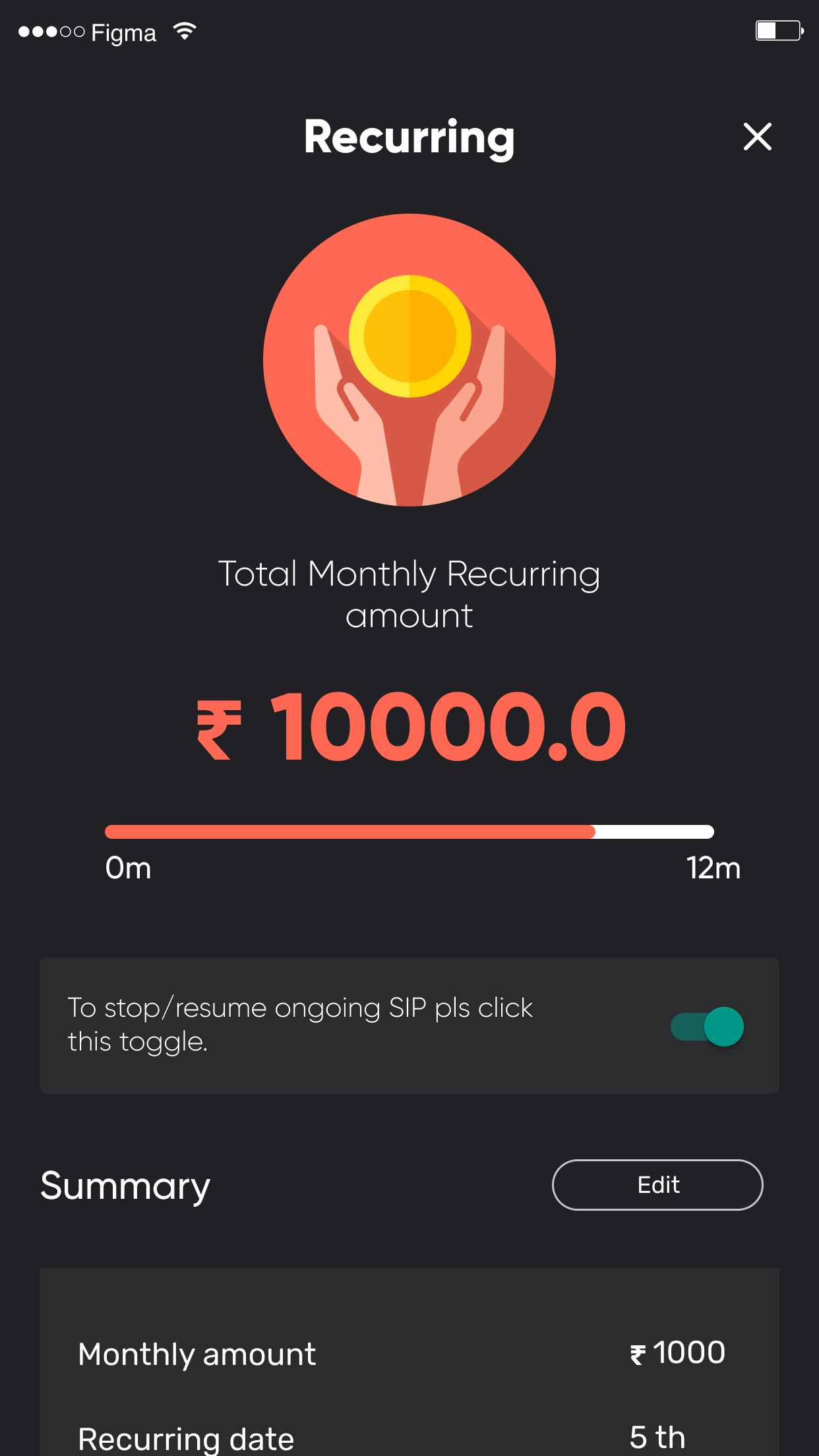 Roundups App Screen 4